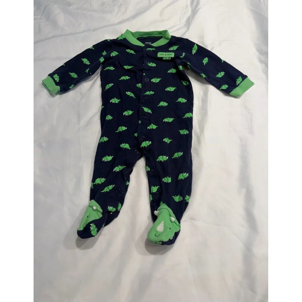 Carter's Baby Boys Dinosaur Footed Sleeper 